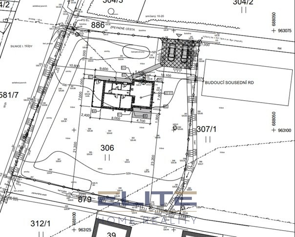 koordinační výkres - výřez