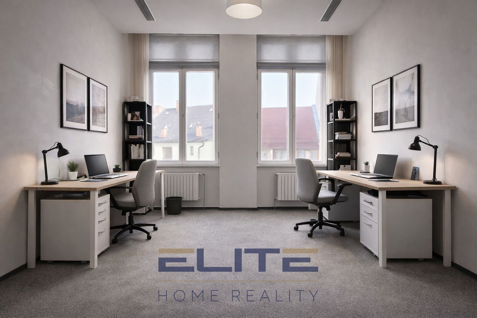 Vizualizace kancelář