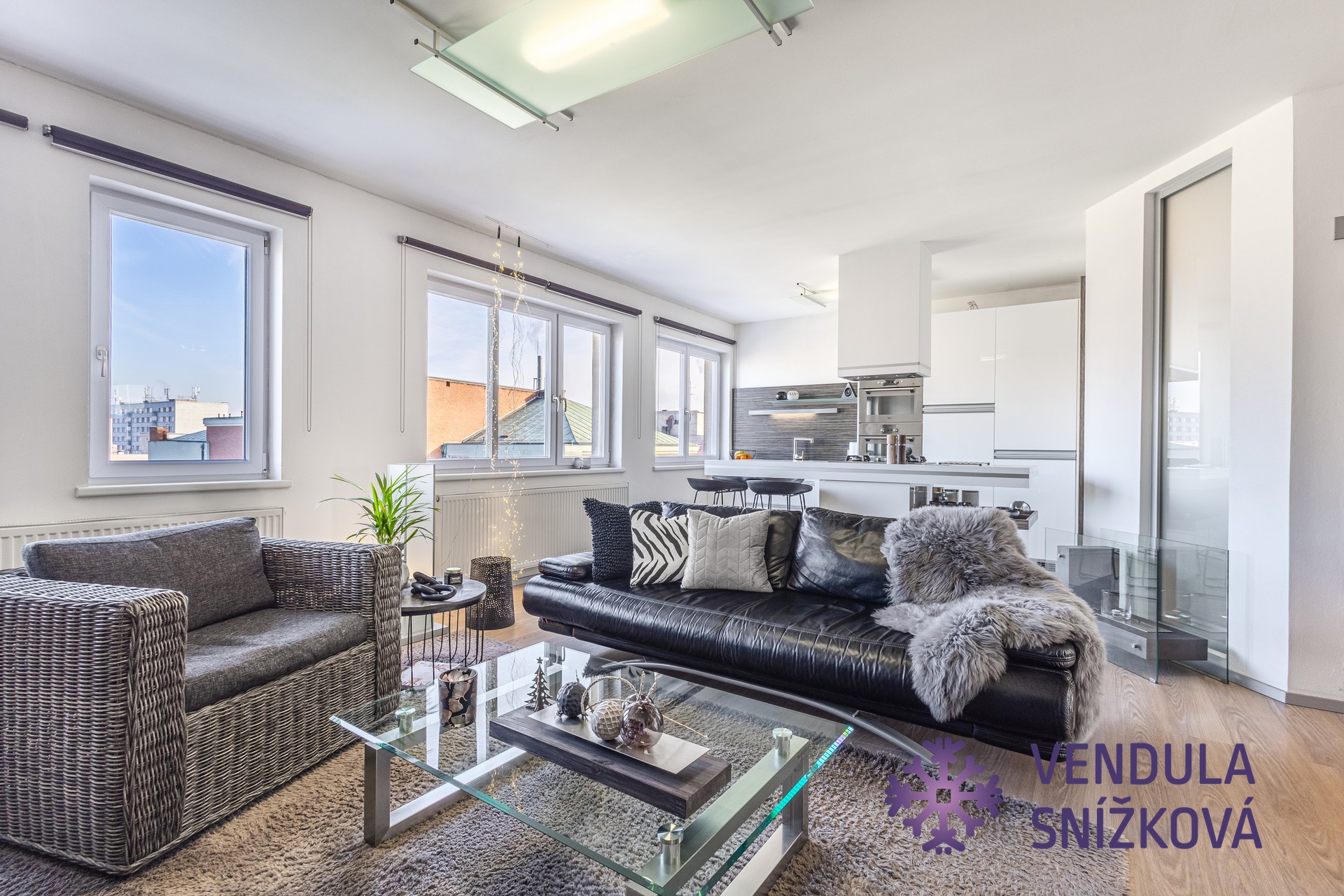 obývací pokoj s kuchyní byt 3+kk