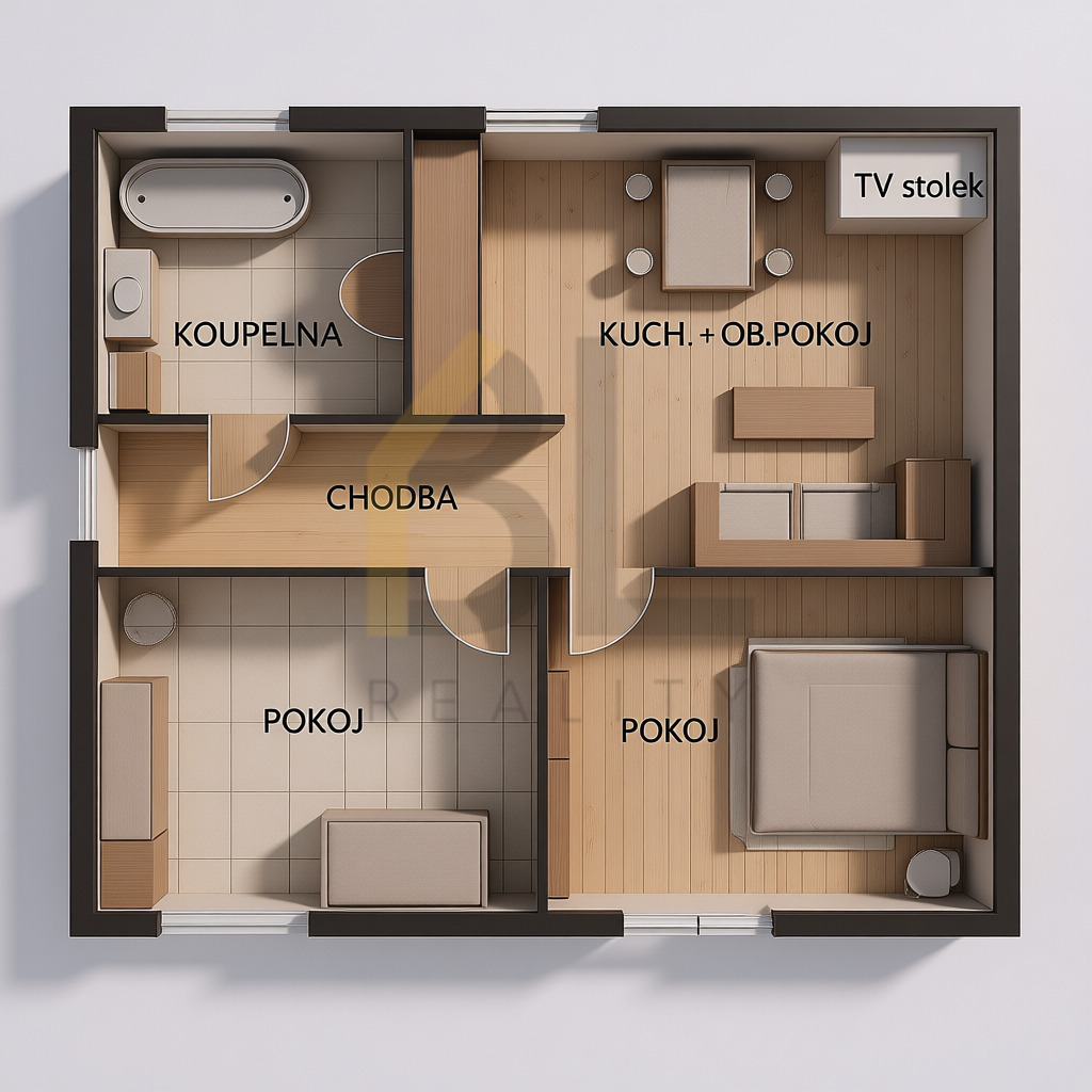 Prodej bytu 2+1 Hodonín 3 500 000 Kč, foto 11