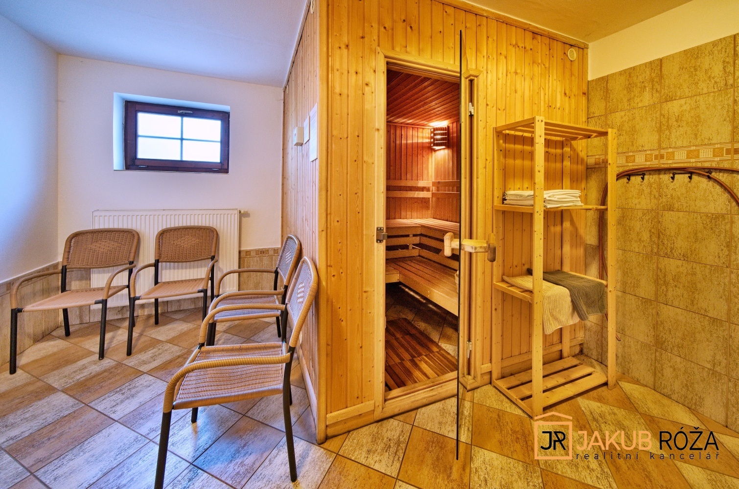 Finská sauna v suterénu