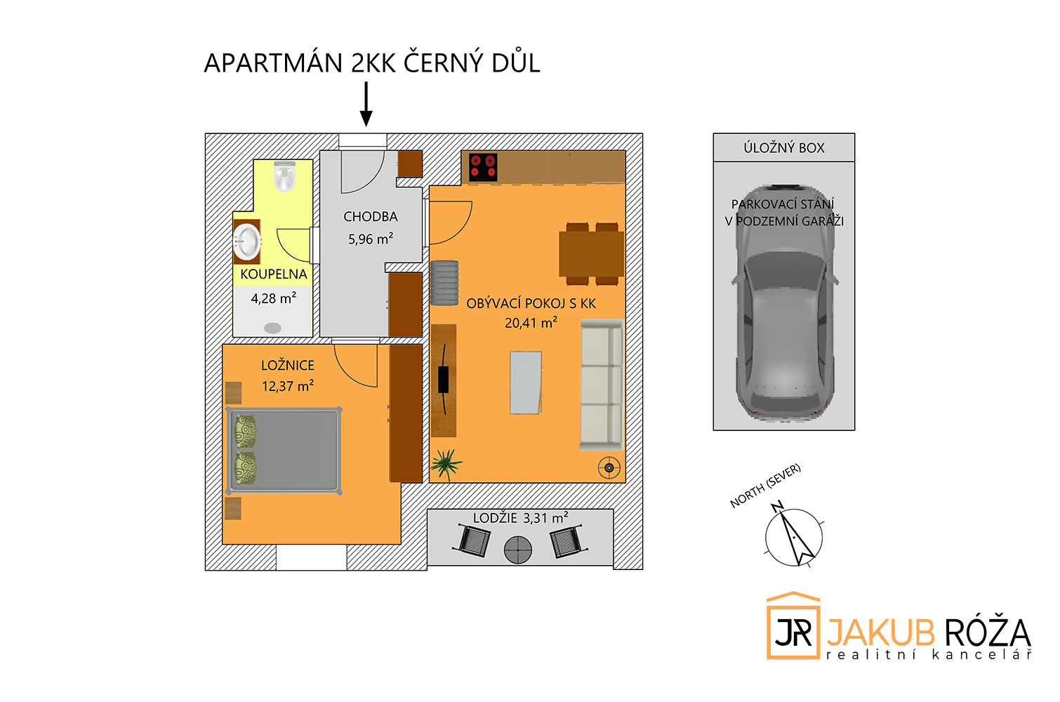 Dispozice apartmánu