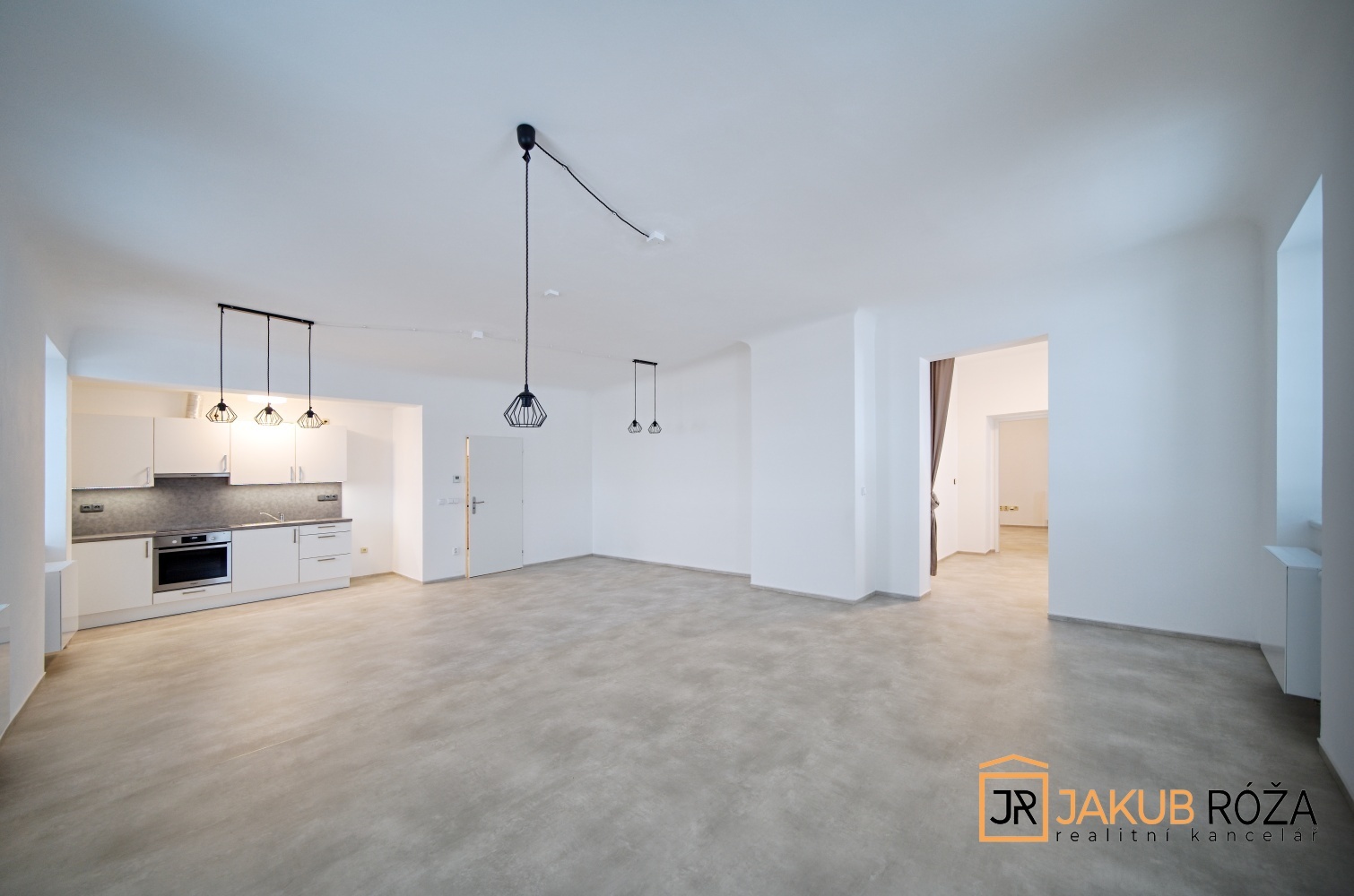 Obývací pokoj s kuchyňským koutem