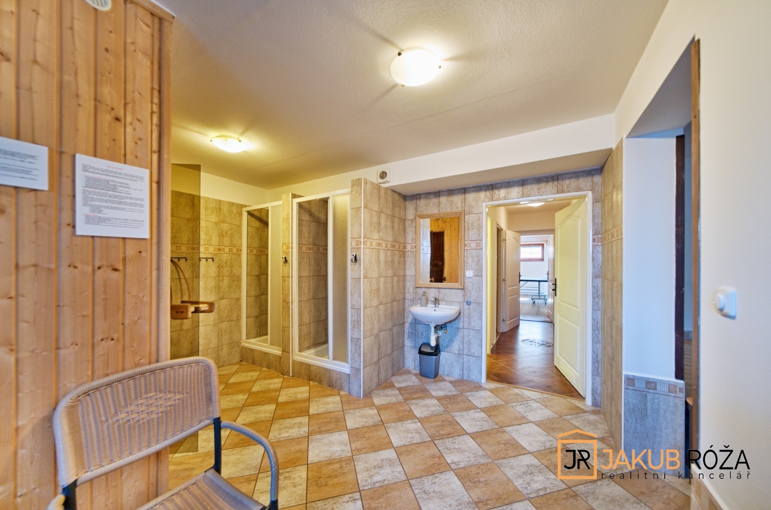 Finská sauna v suterénu