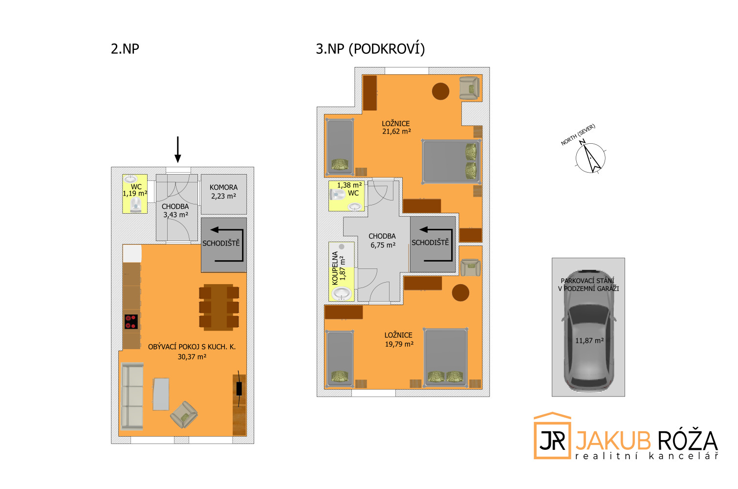 Dispozice apartmánu