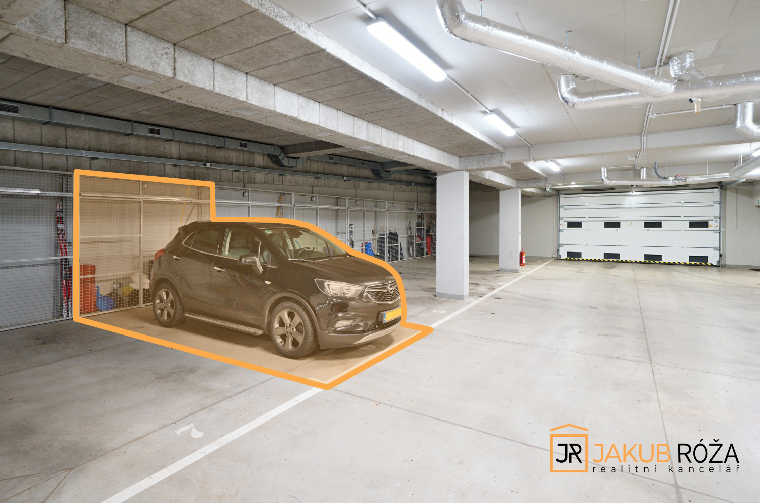 Parkovací stání které je součástí apartmánu