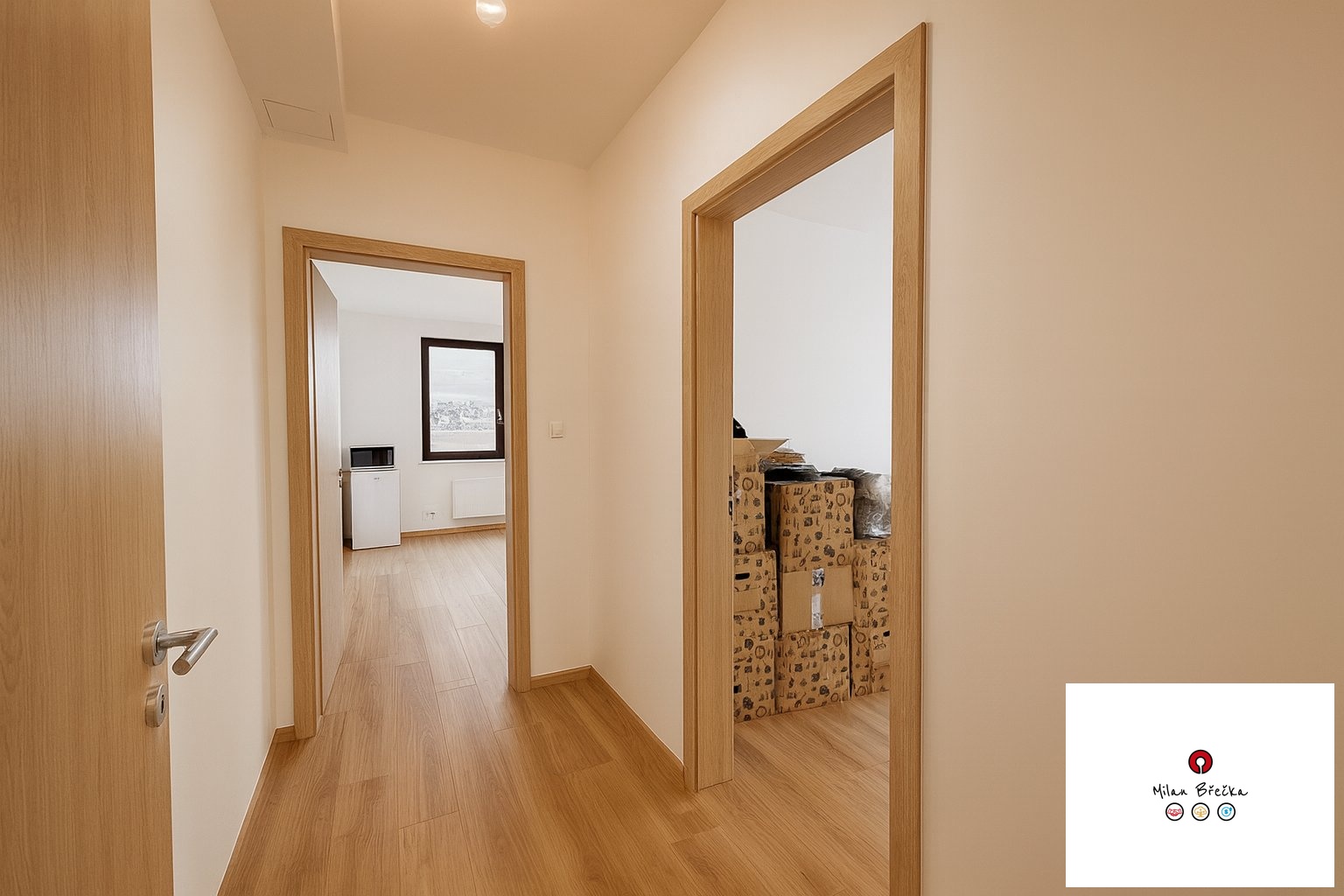 vizualizace chodba pokoje