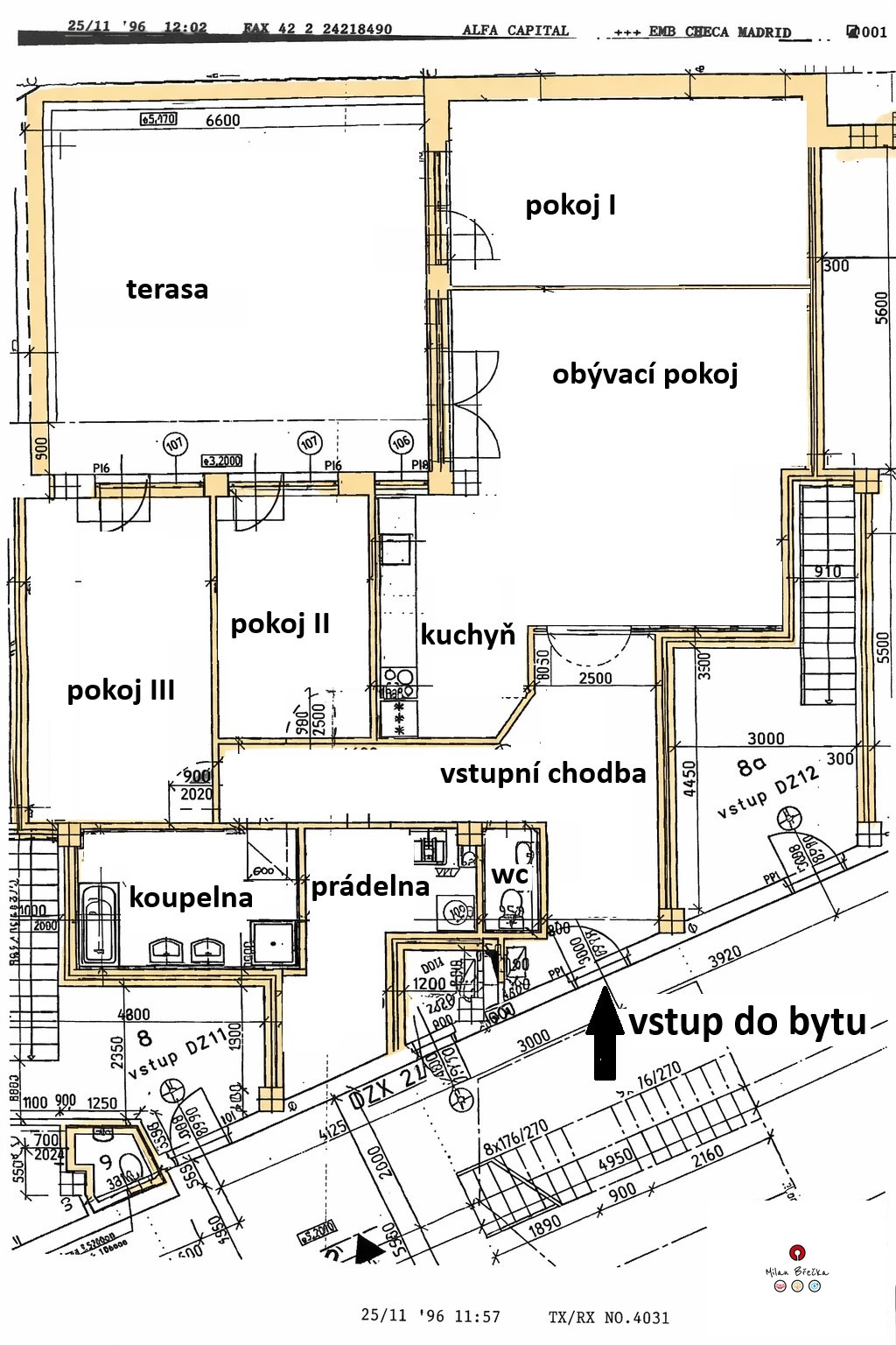 Půdorys zvýrazněny