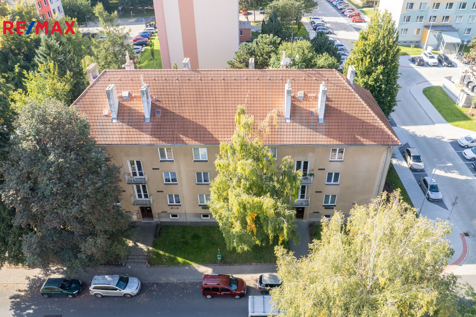 Pohled na dům v ulici Na Magistrále