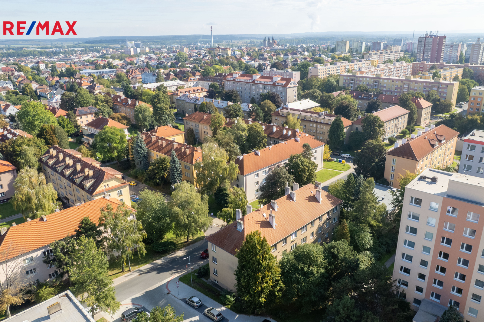 Pohled na dům v ulici Na Magistrále