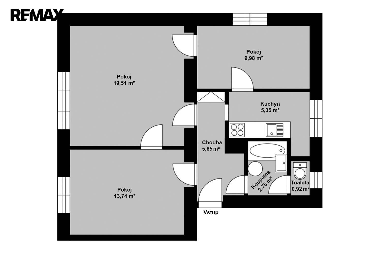 Orientační půdorys