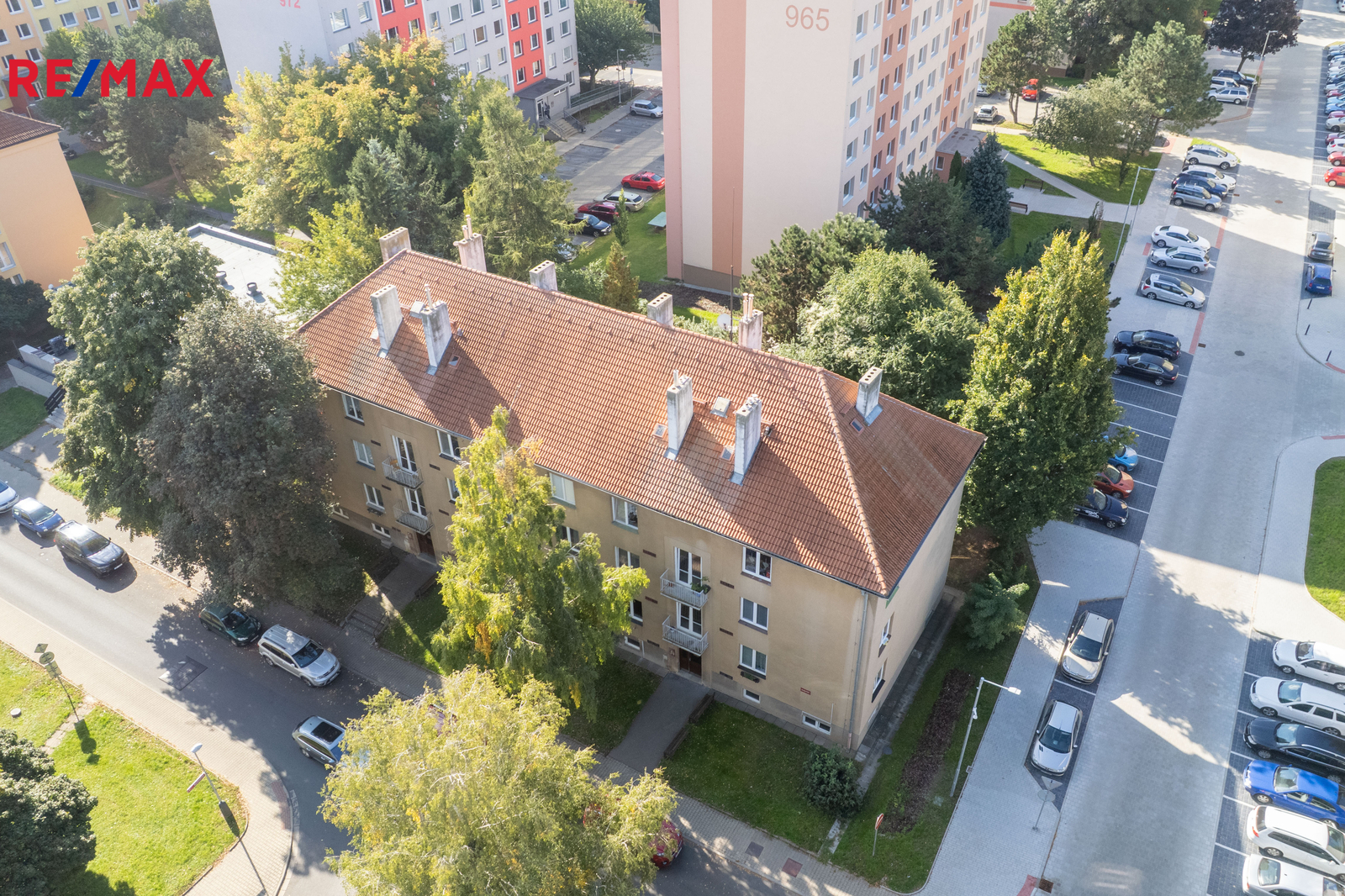 Pohled na dům v ulici Na Magistrále