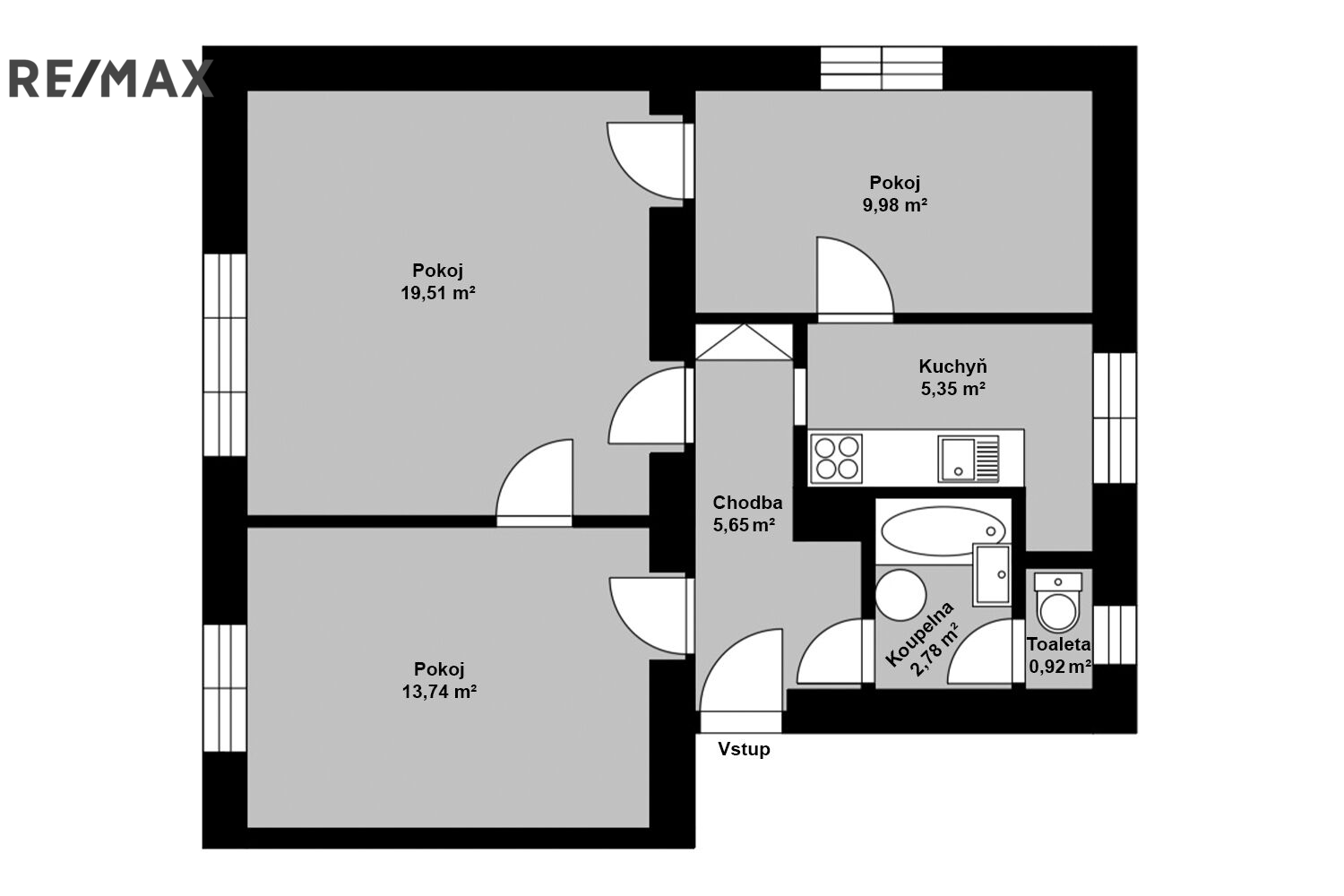 Orientační půdorys