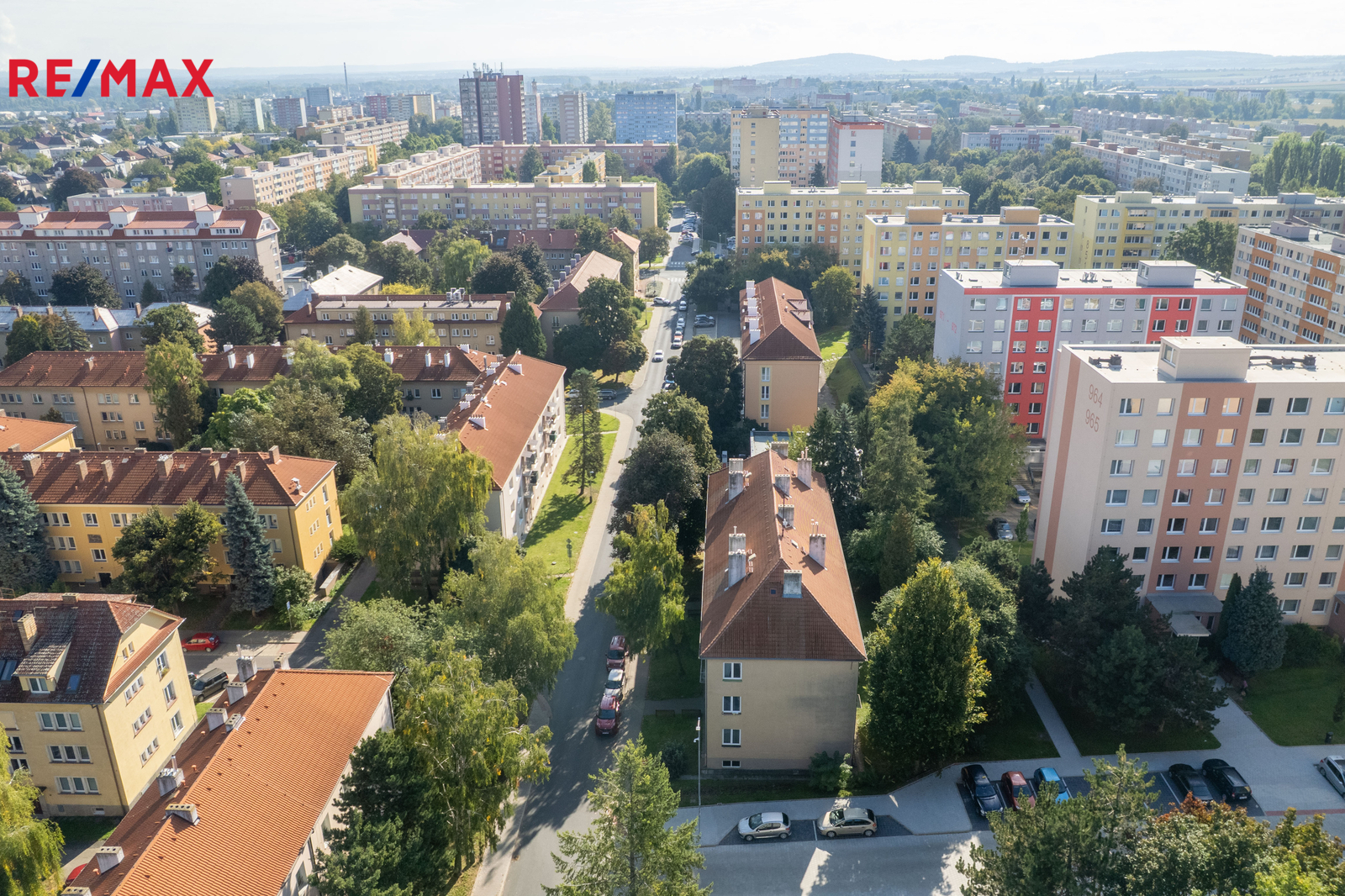 Pohled na dům v ulici Na Magistrále