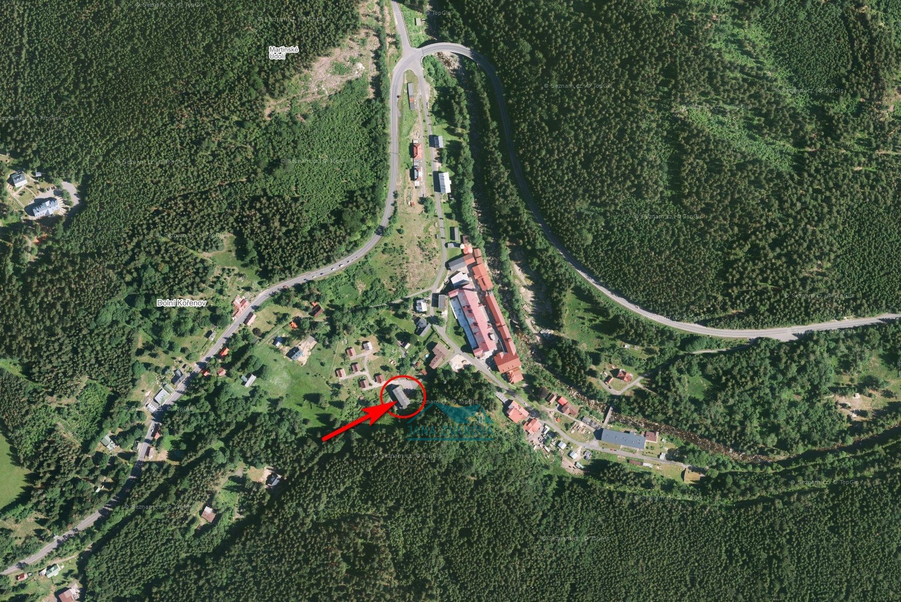 Mapa lokalita foto