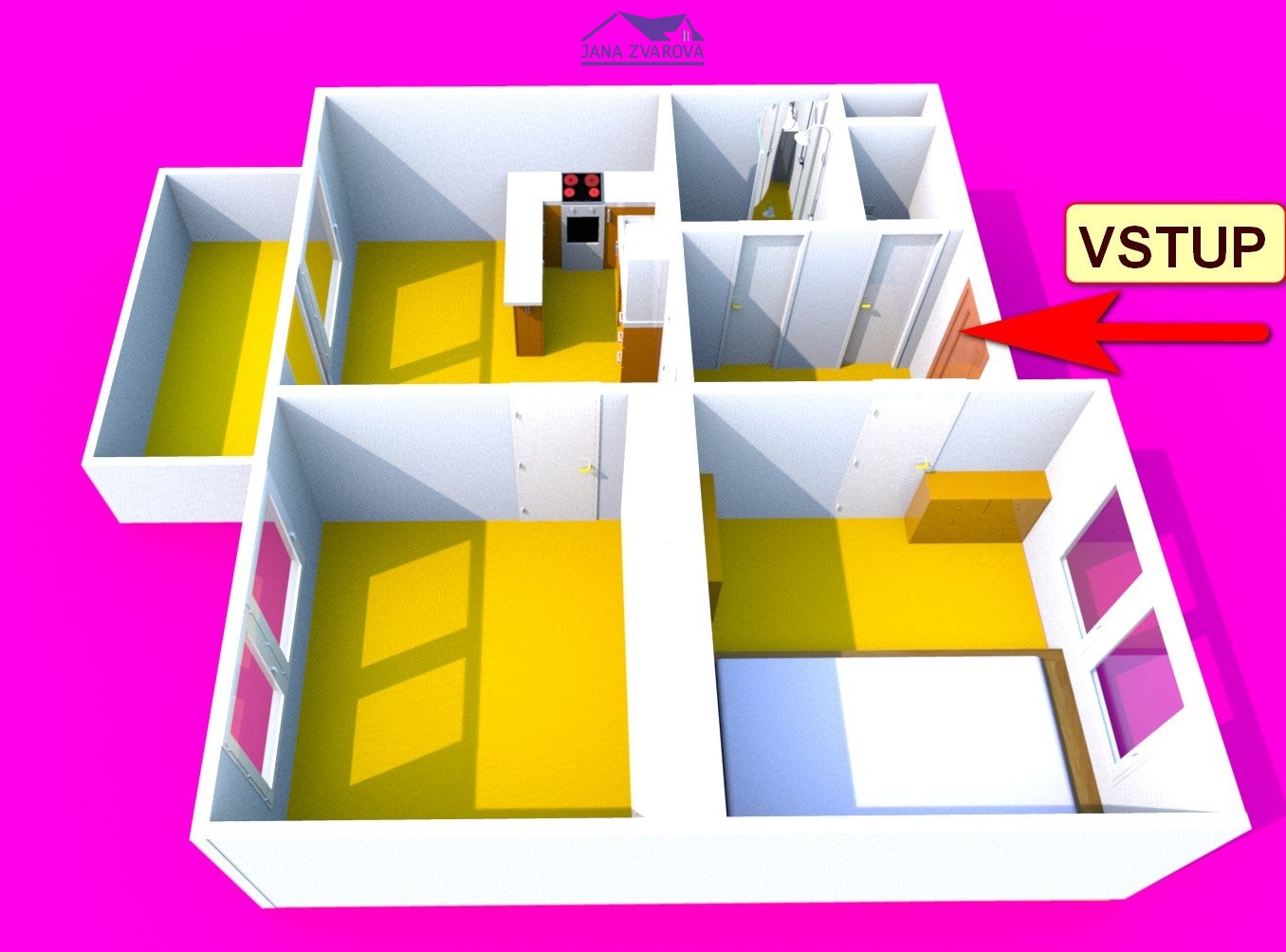 3D LYTLE 3kk náhled Harrachov