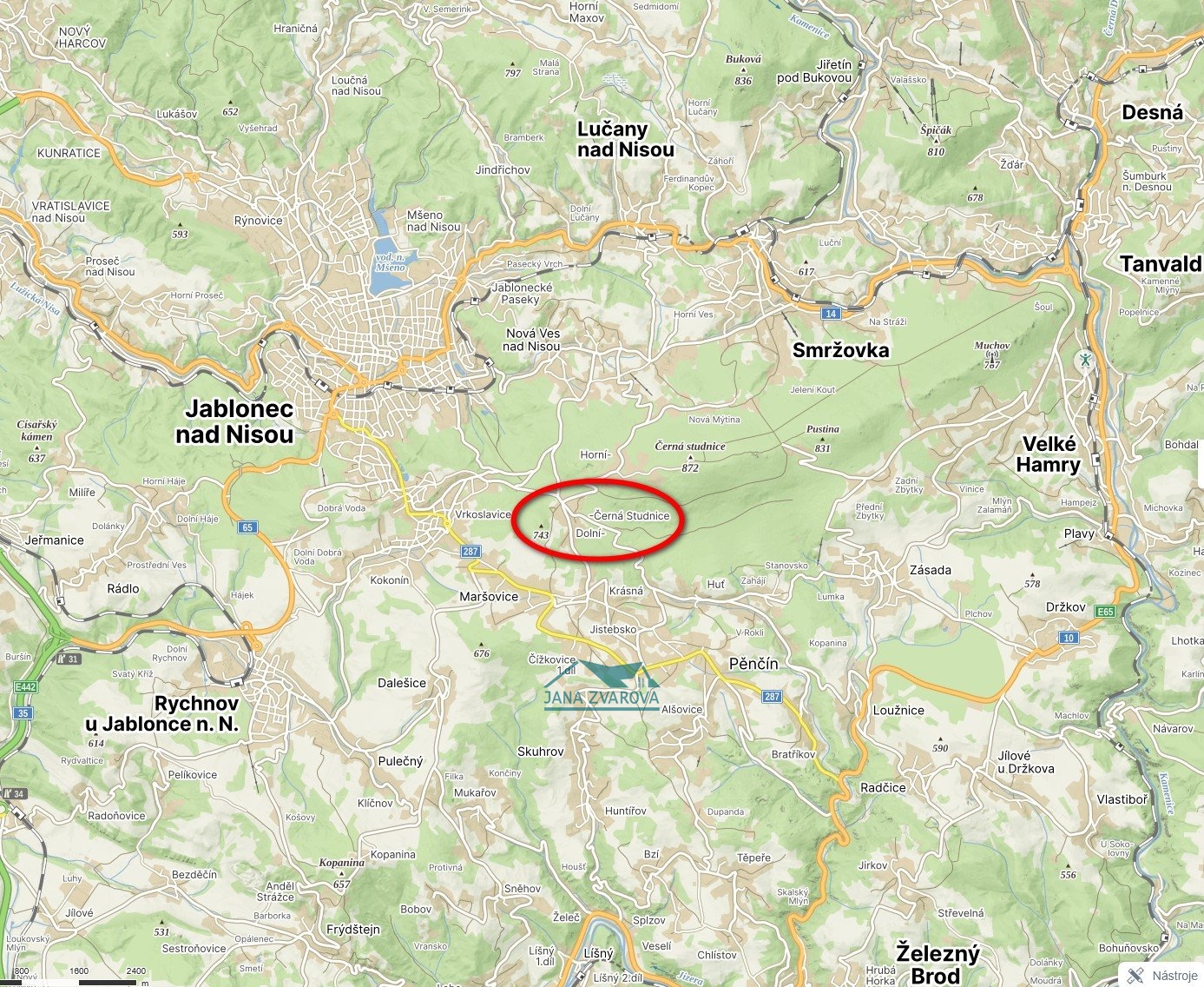 Mapa ozn