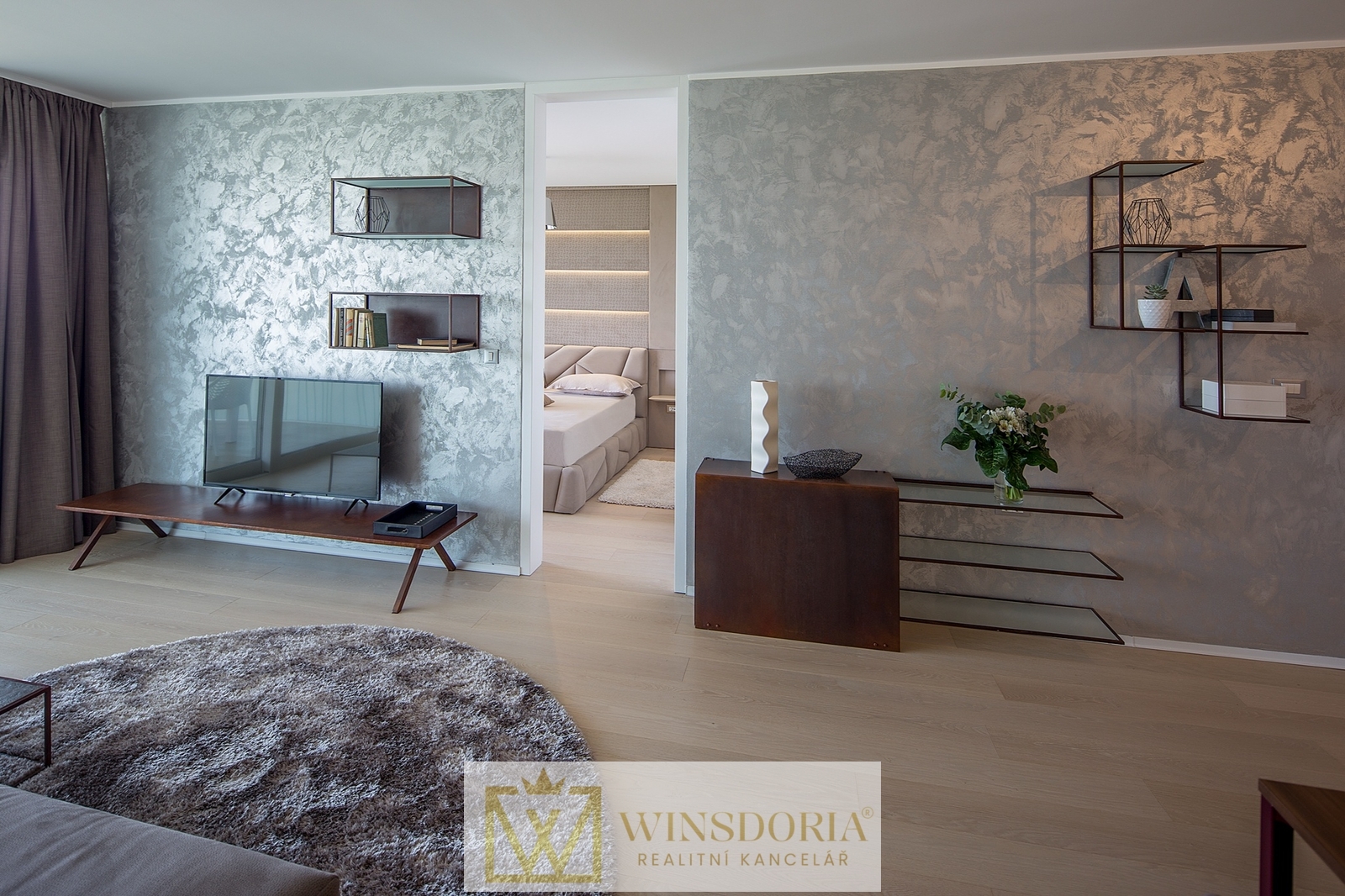 Obývací část s výhledem