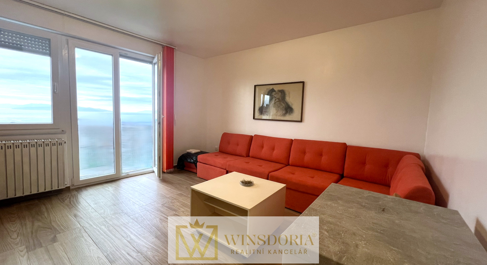 Obývací pokoj s výhledem