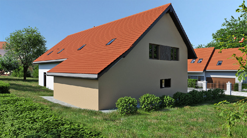 Dům – Peruc, Telce – pohled 3