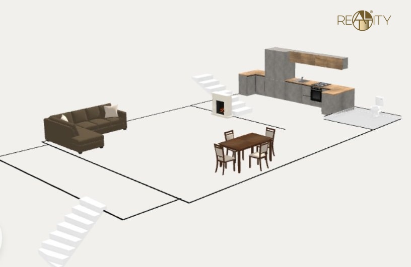 půdorys přízemí Vížka 3D