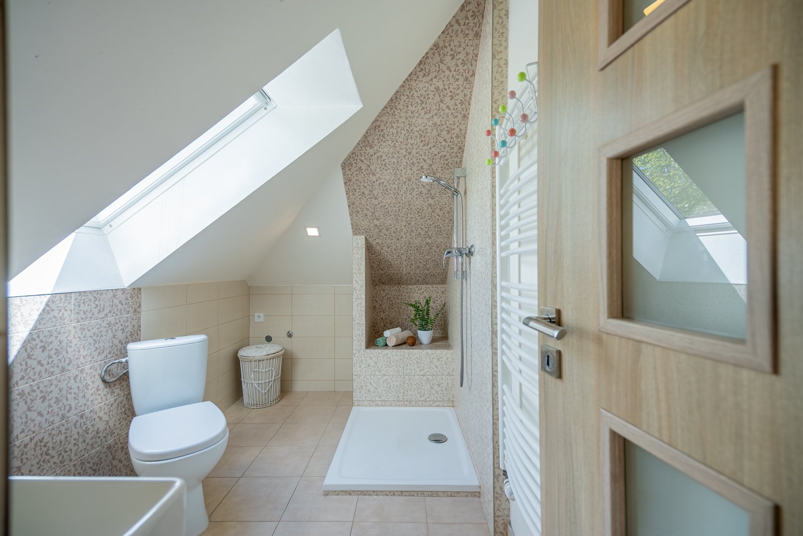 Koupelna v druhém patře