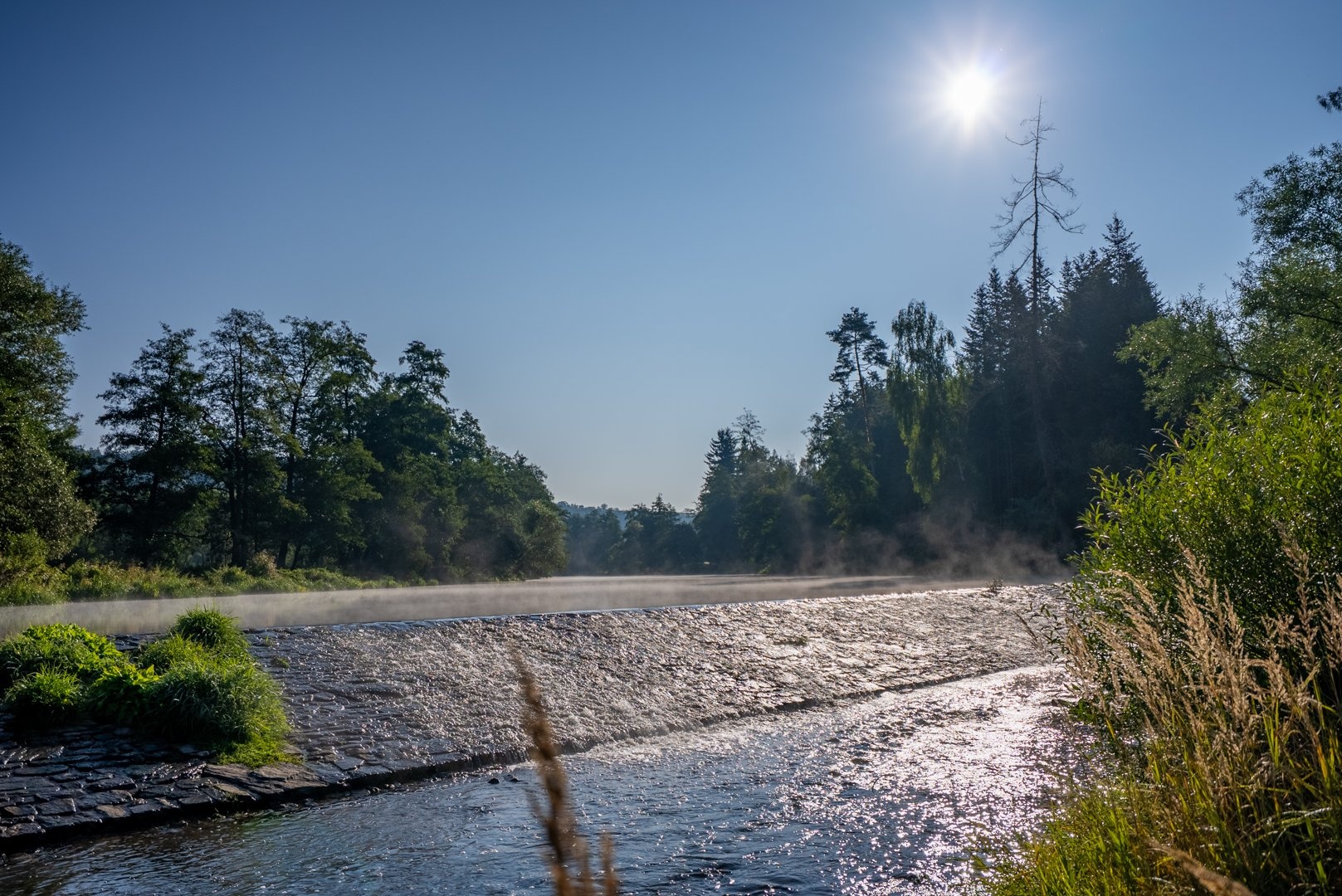Sázava - jez u Chřenovic (3 km)