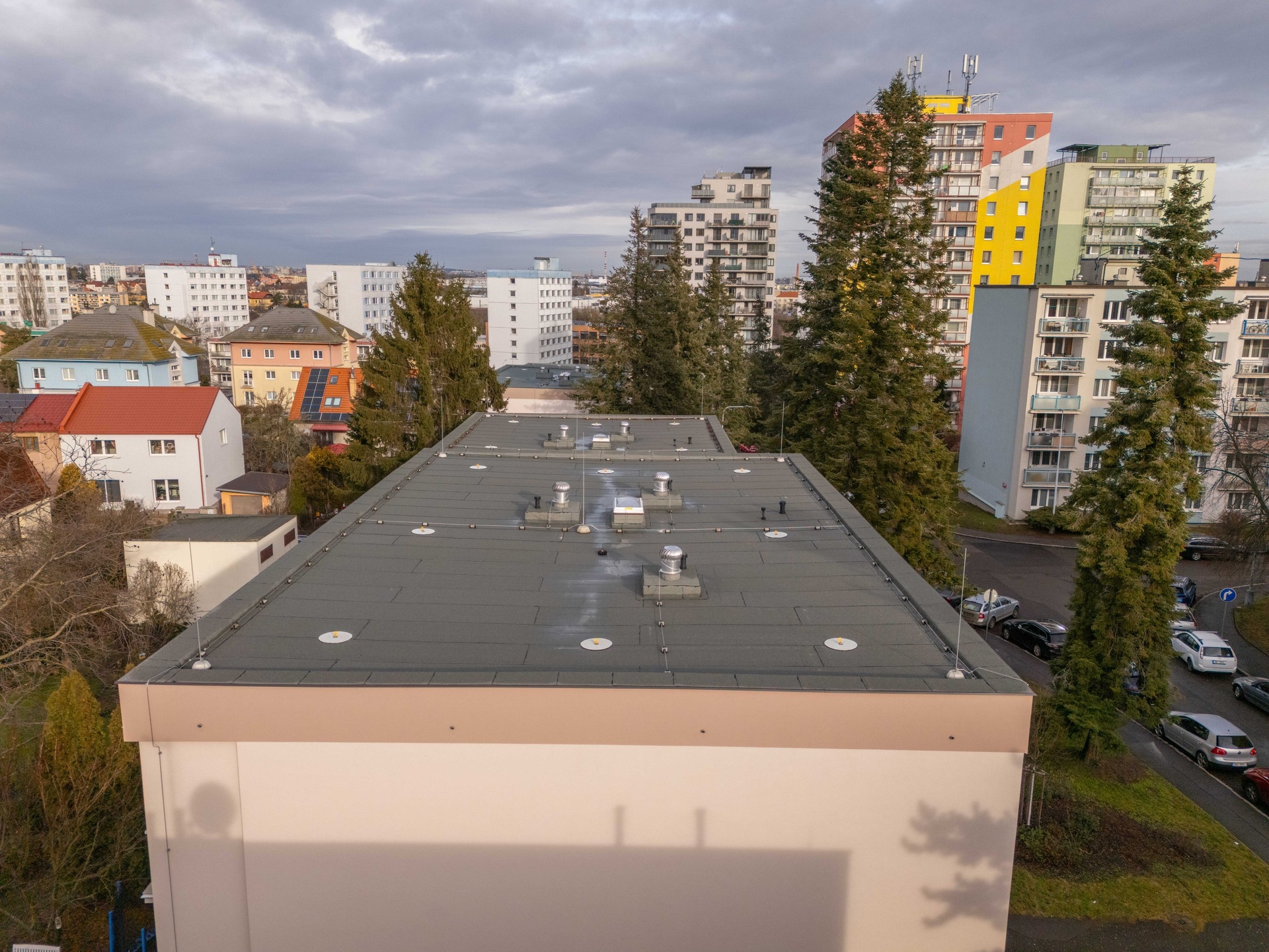 Střecha po rekonstrukci