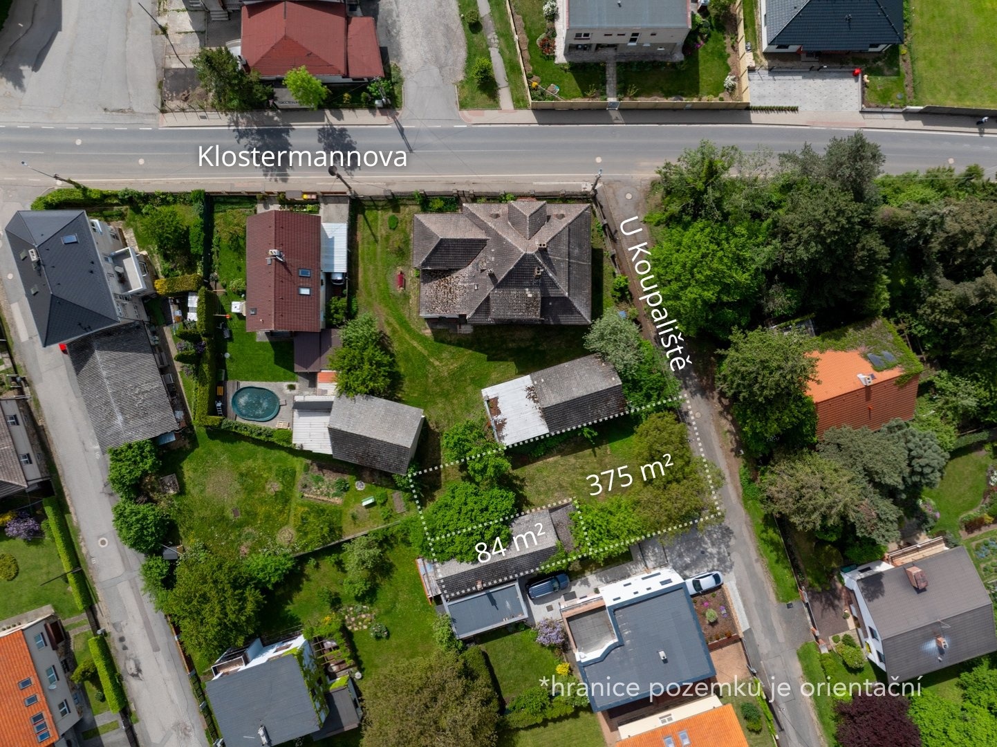 Vy?me?ry pozemku a situace