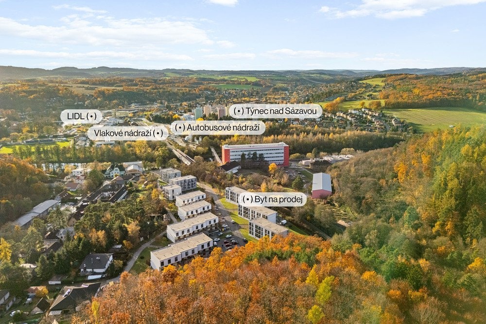 prodej bytu 1+1 Týnec nad Sázavou