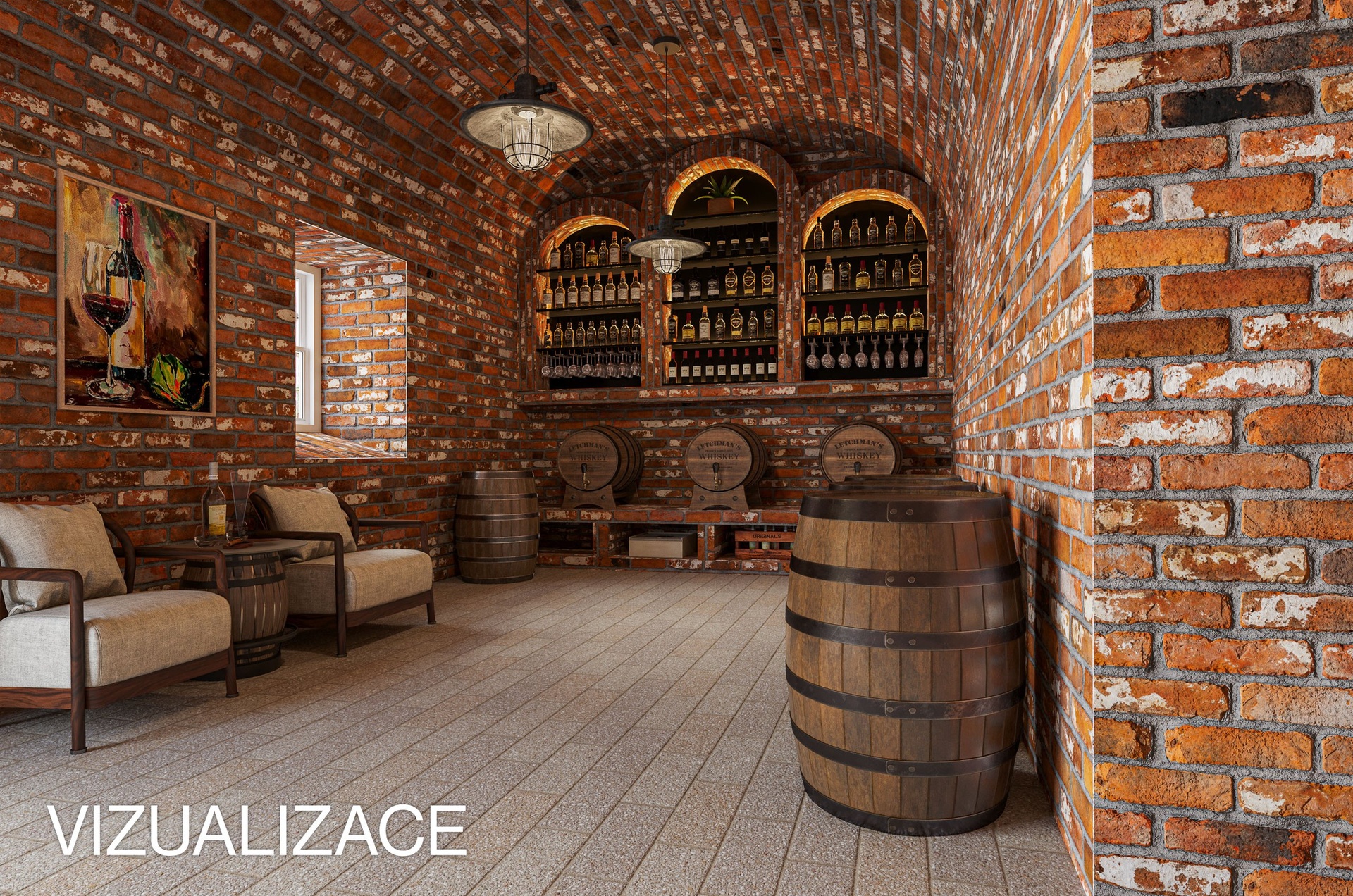 vinárna vizualizace