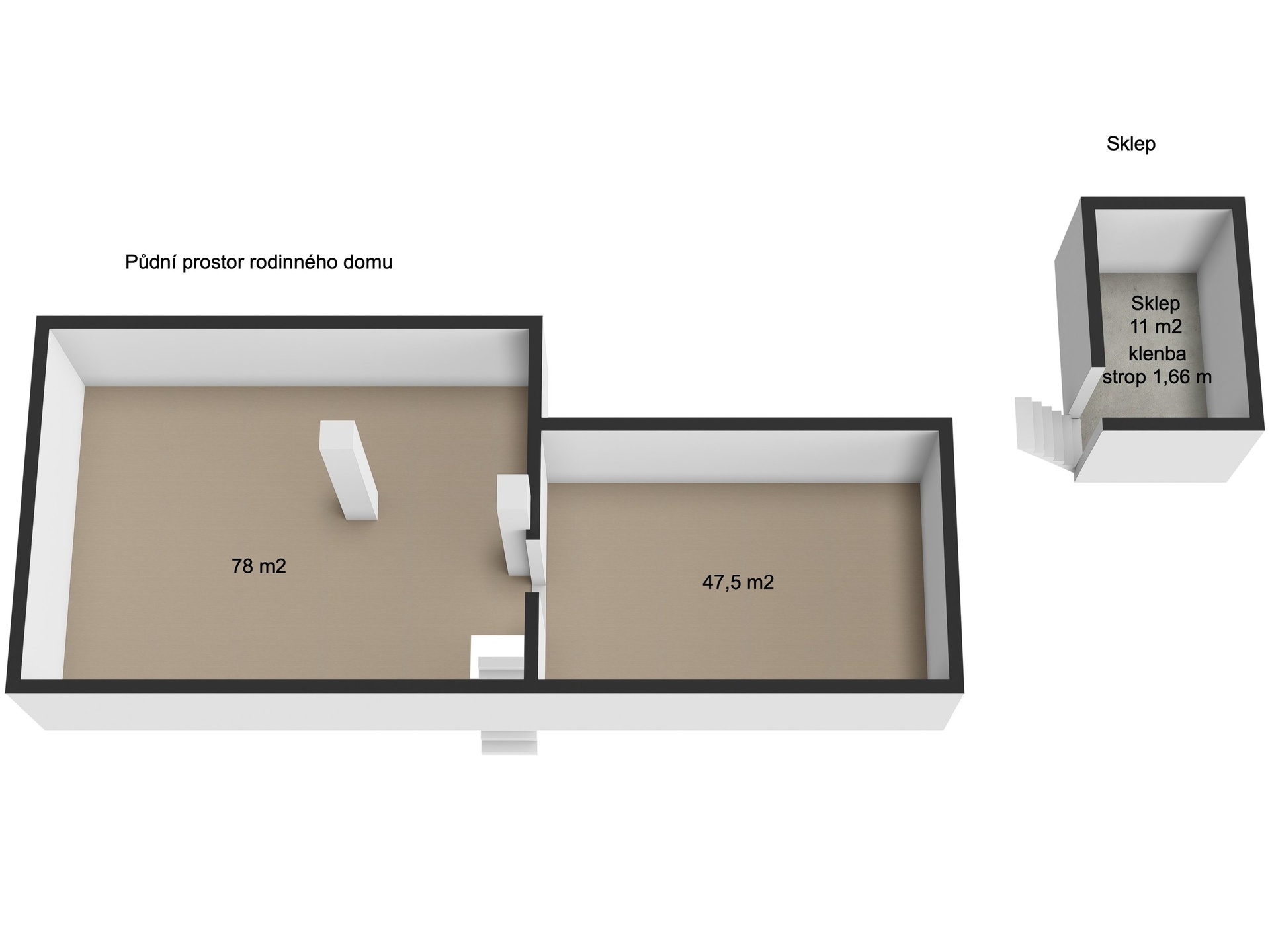 5184-RD Kondratice 3 - půda a sklep