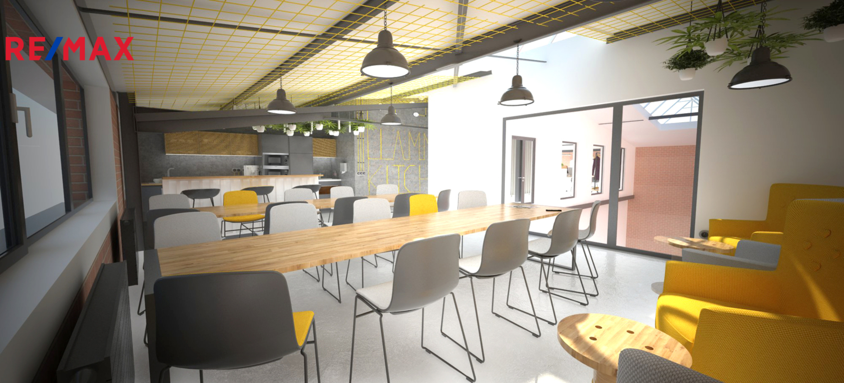 vizualizace jídelna