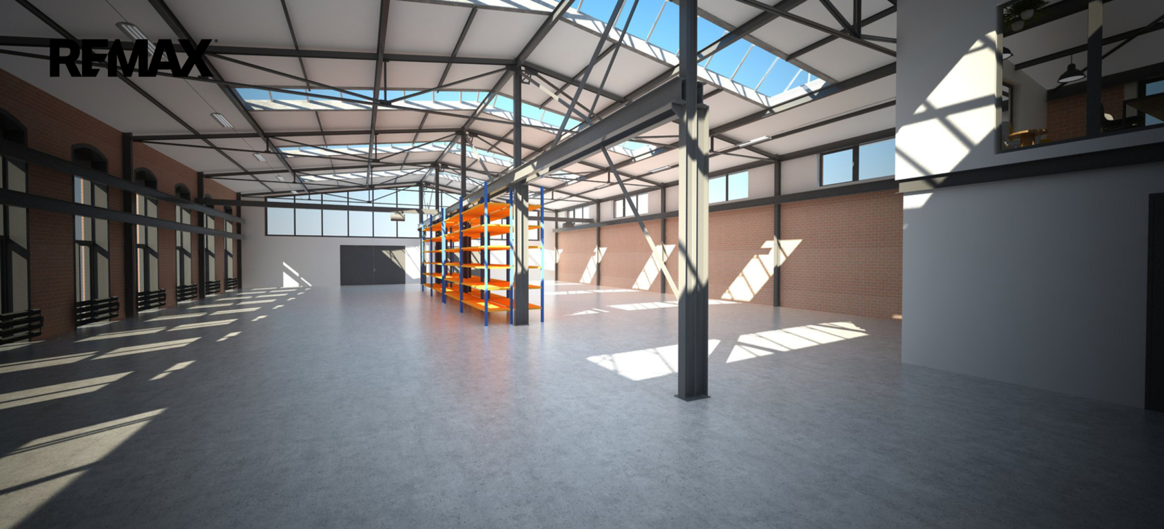 vizualizace výrobní prostory