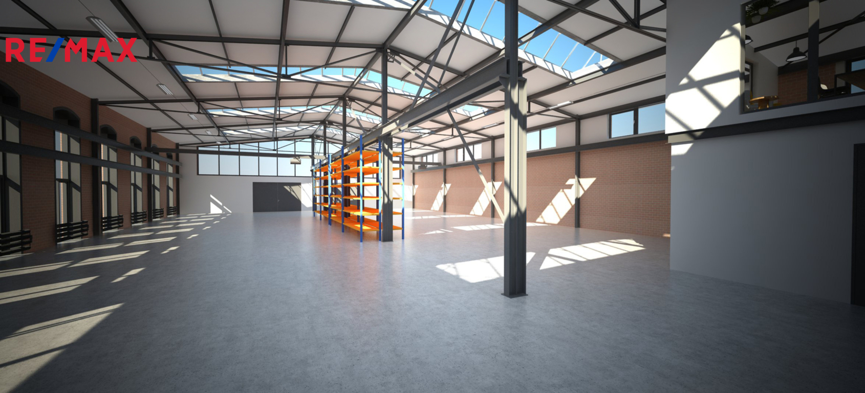 vizualizace výrobní prostory