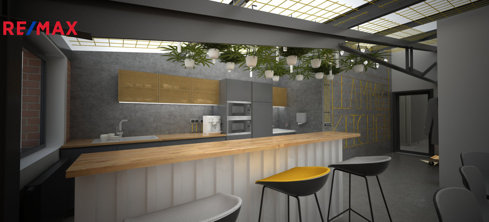 vizualizace jídelna