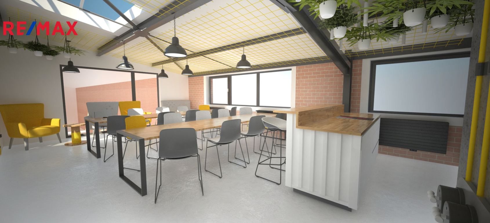 vizualizace jídelna