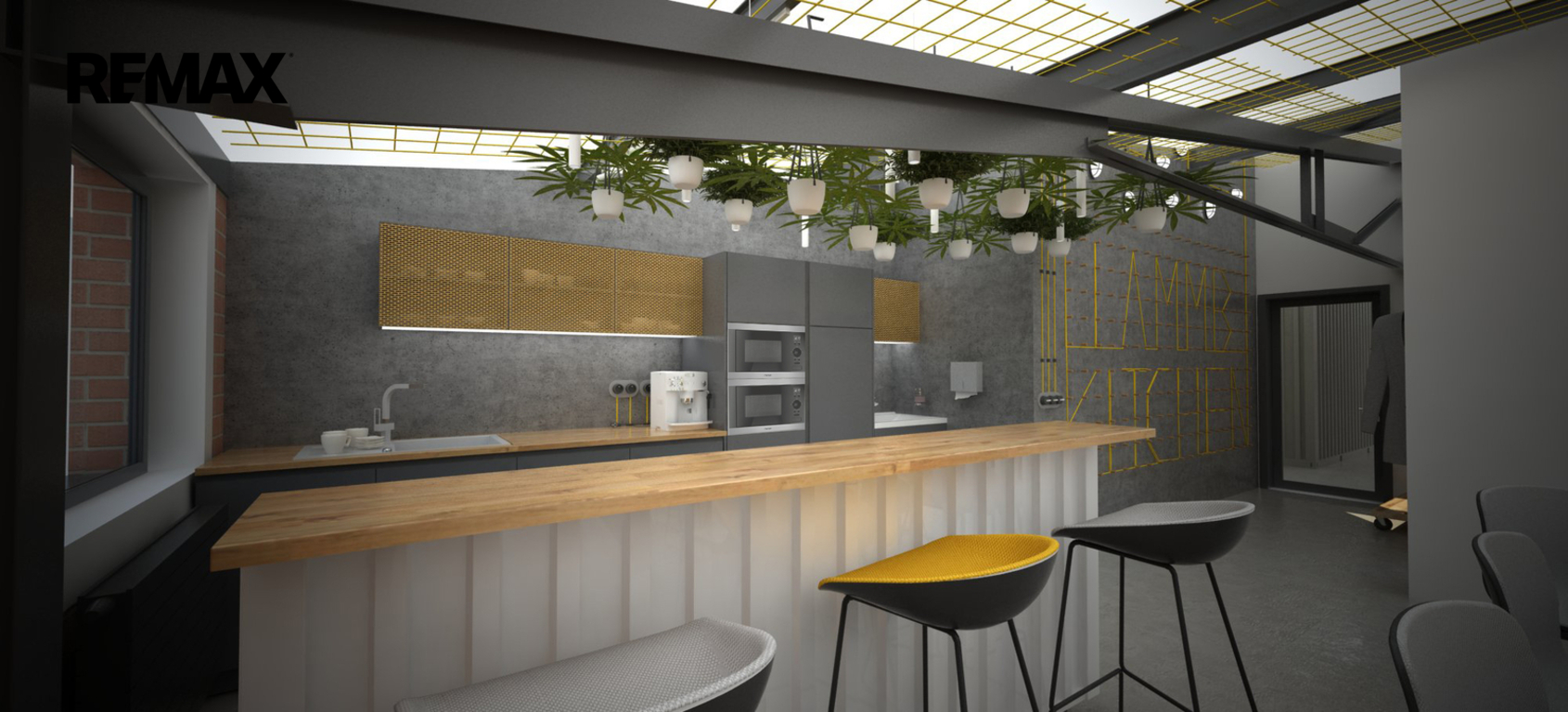 vizualizace jídelna