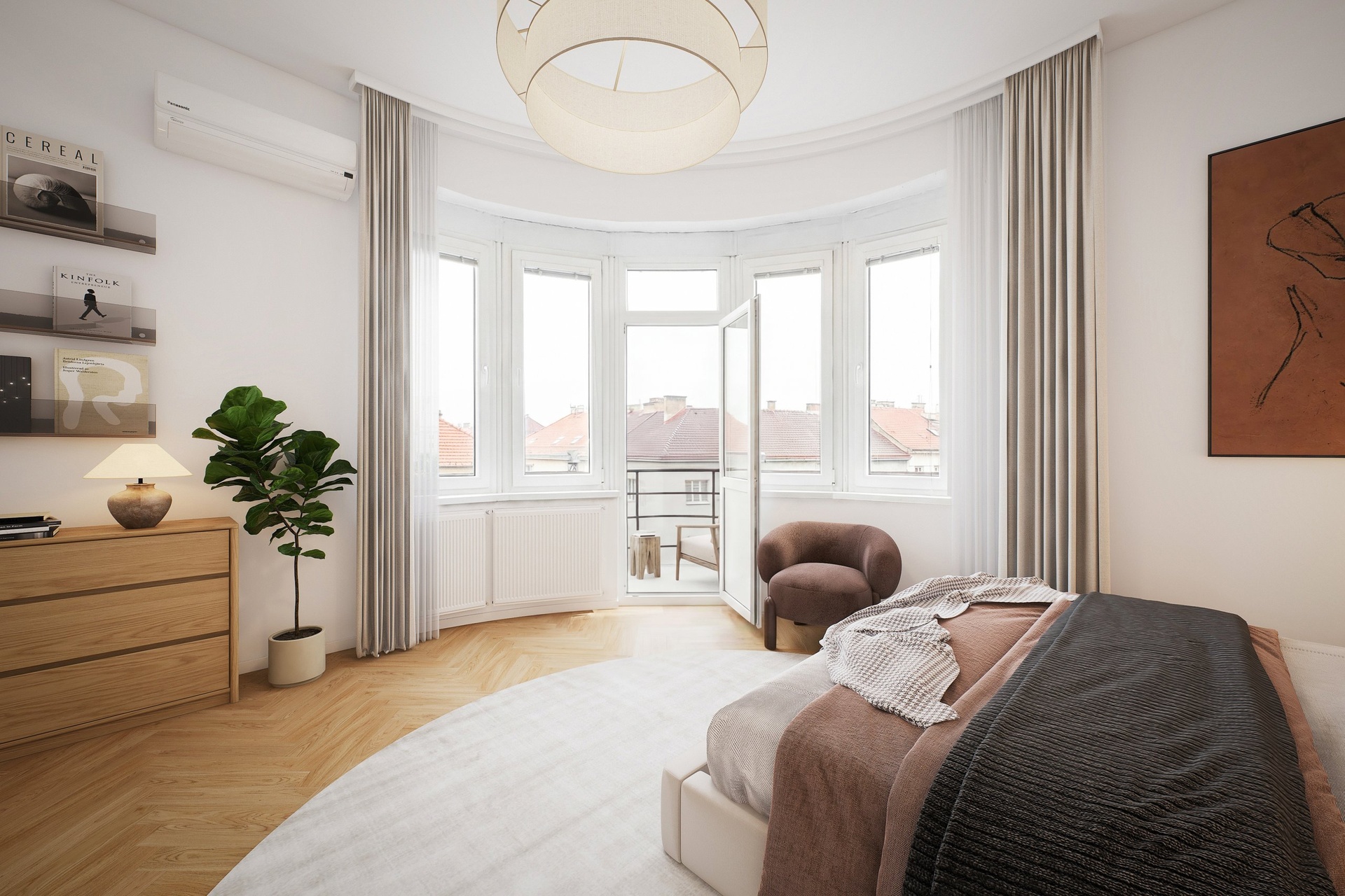 Viz. otevřený balkón