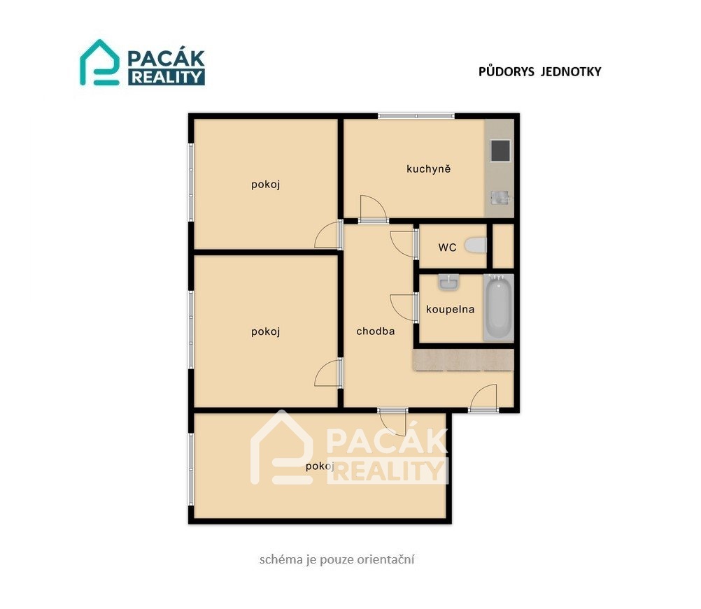 půdorys bez výměr