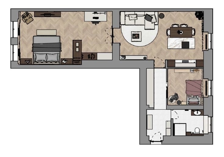 KAR5_A4_5_navrhovaná dispozice