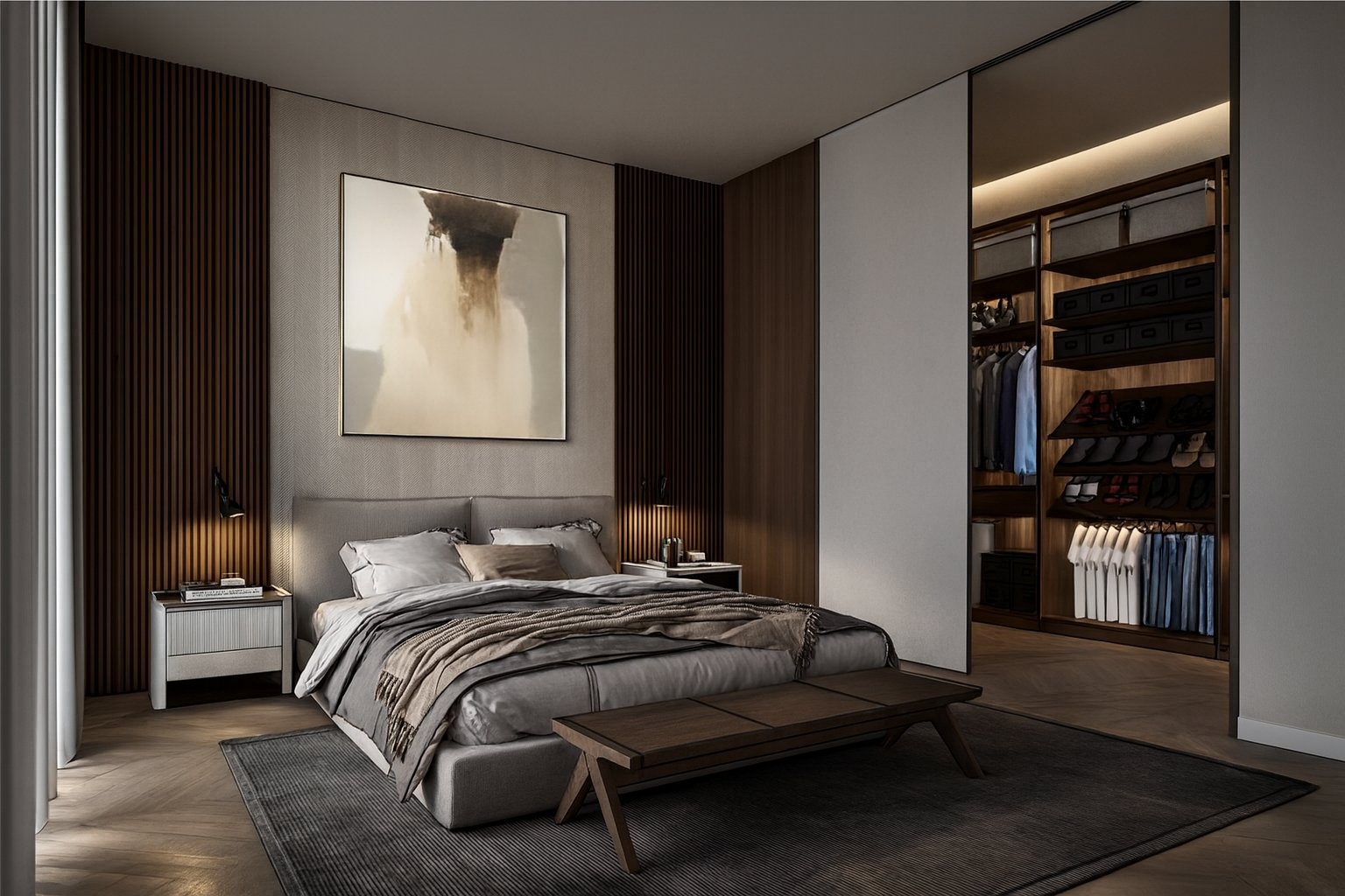 KAR5_vizualizace navrhované dispozice_A3.1 Ložnice