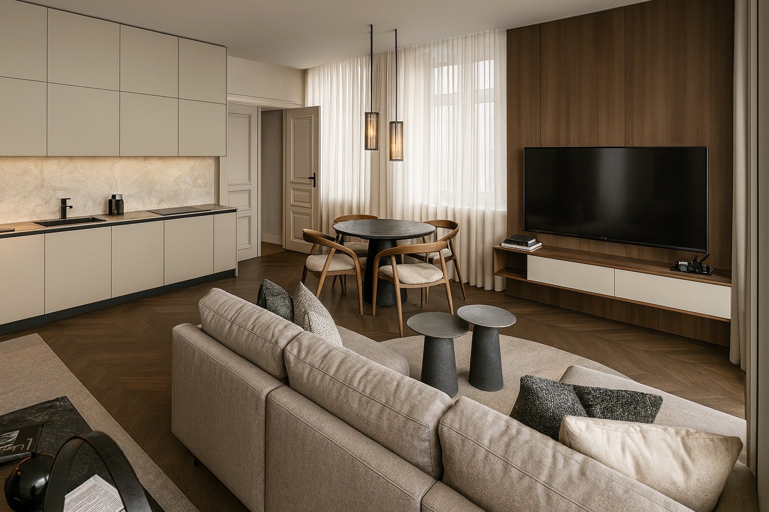 KAR5_vizualizace navrhované dispozice_A3.1 obývák 