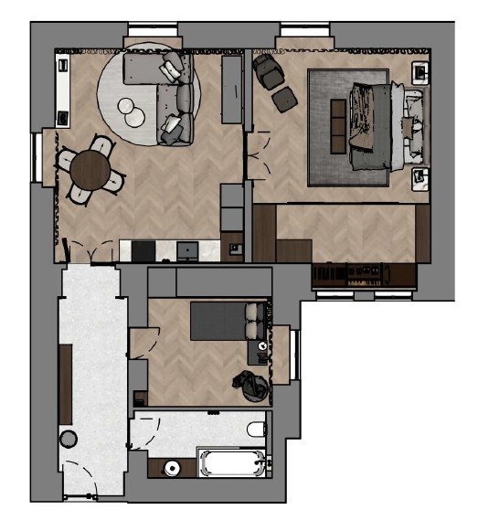 KAR5_A3_1_navrhovaná dispozice