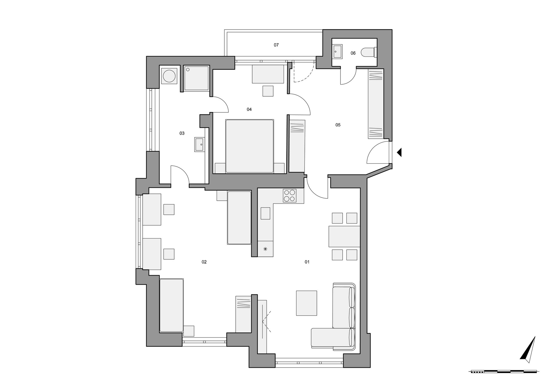 UHA11_A2.2_planek bytu