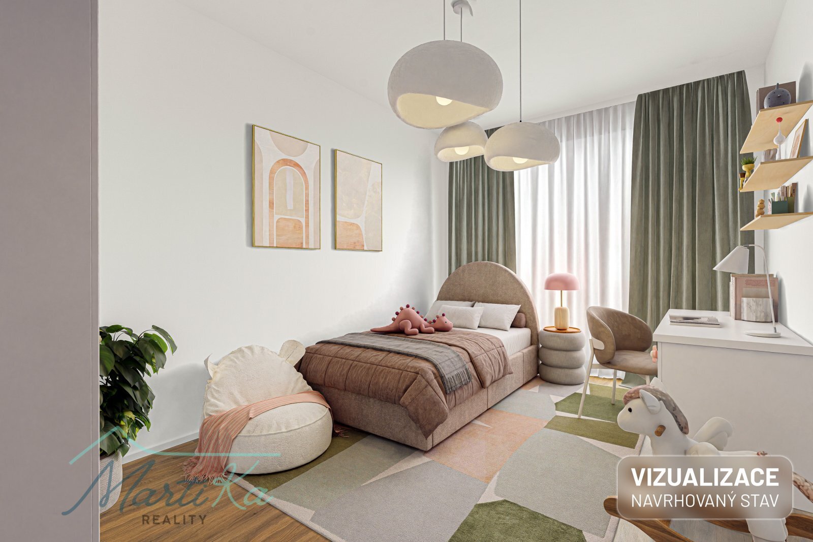 Prodej bytu 4 kk 142 m2 s terasou 23 m2, zahrádkou 157 m2 a 2 parkovacími místy v Úvalech u Prahy