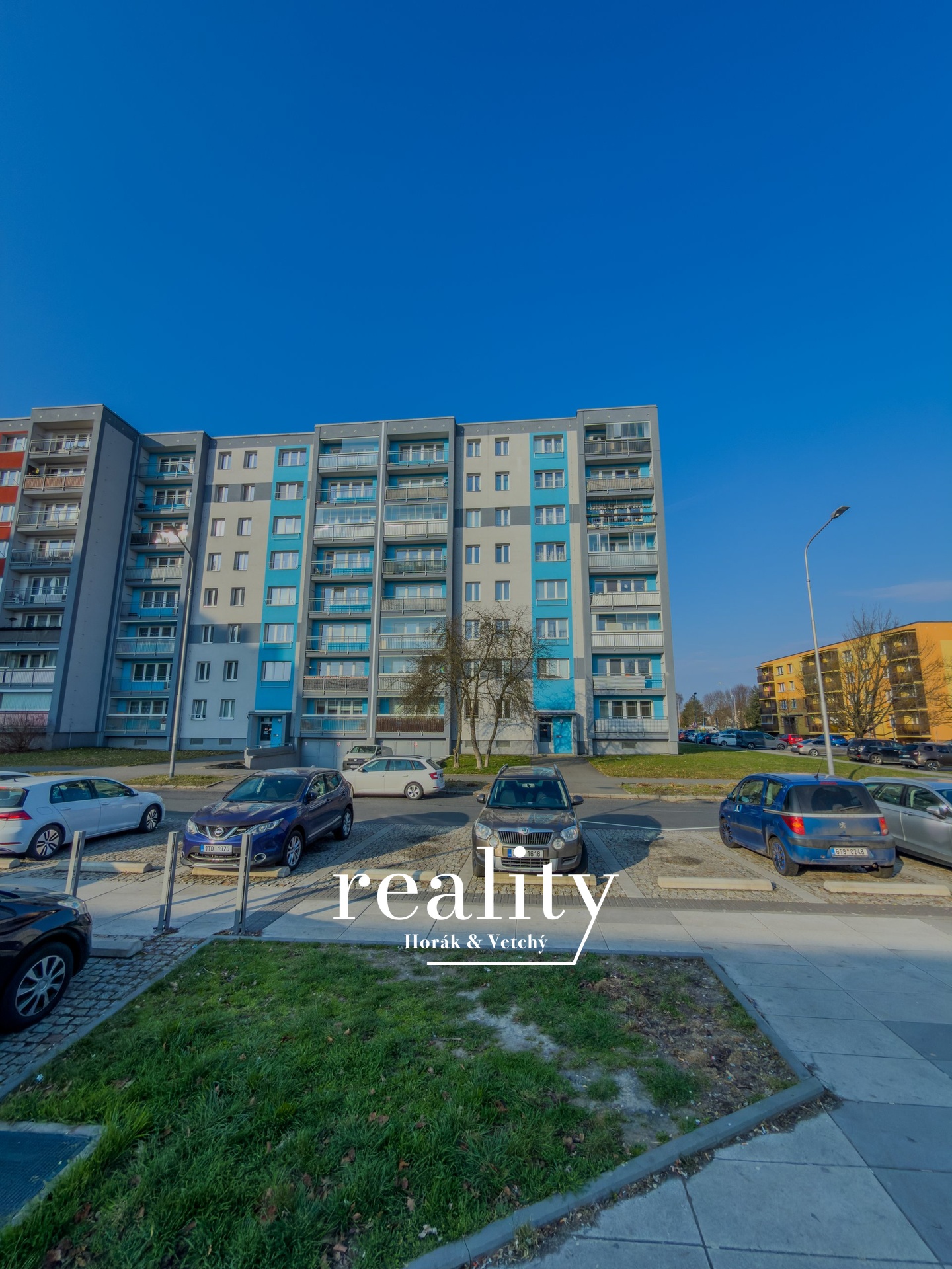 Čelní pohled na dům