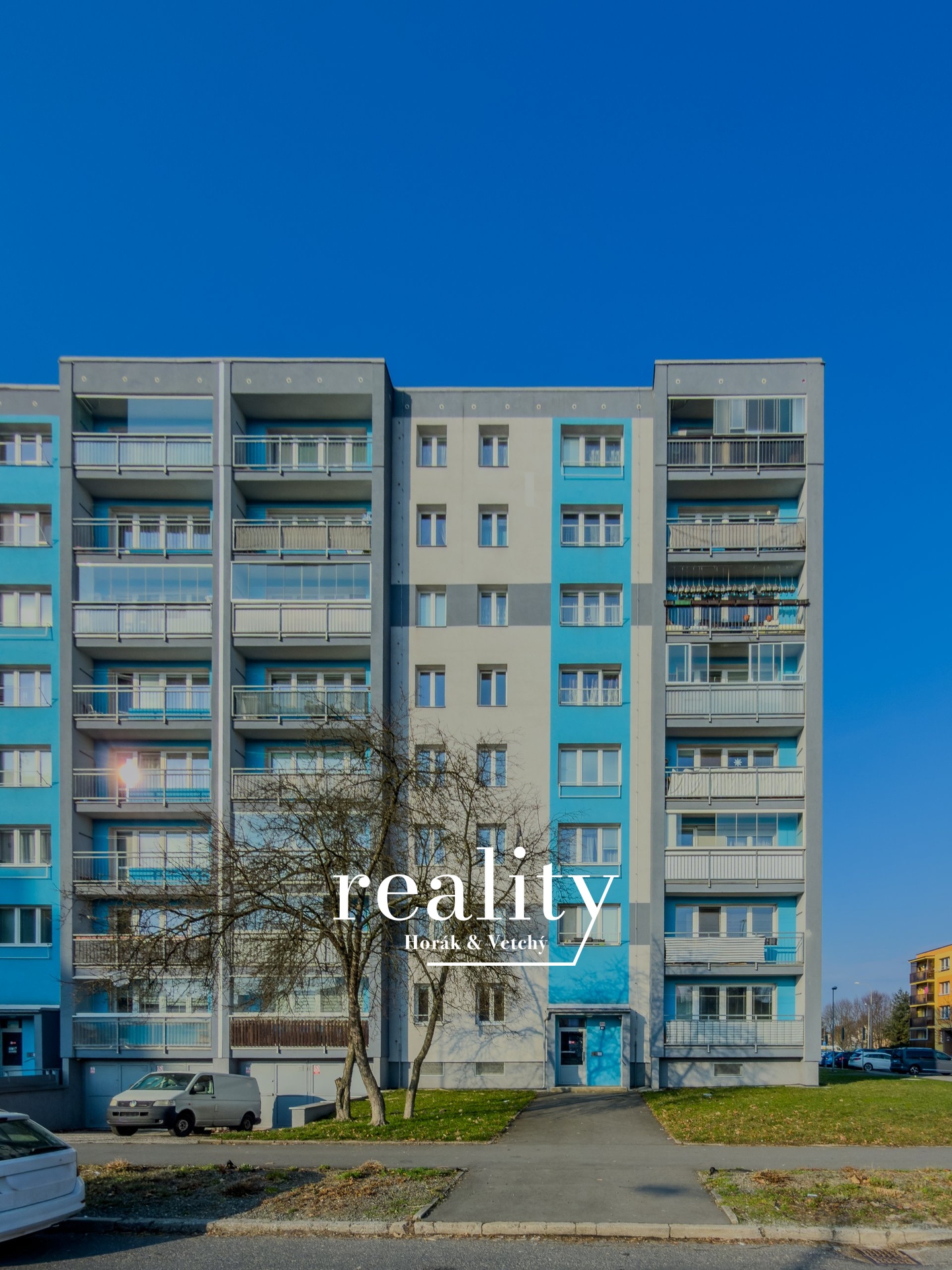 Čelní pohled na dům