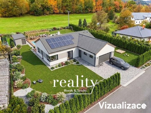 Vizualizace RD na pozemku