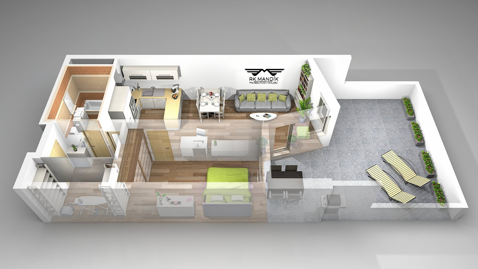 Grafický orientační plánek